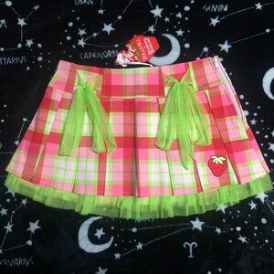 Dolls Kill For Fun's Sake Plaid Skirt
